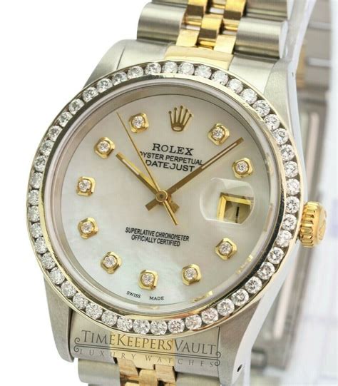 rolex datejust 36mm diamond bezel